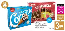 Sutterlüty Eskimo Twinni, Eislegenden, Nogger oder Cornetto Angebot