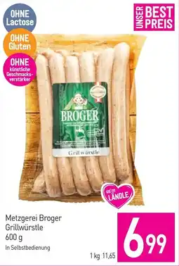 Sutterlüty Metzgerei Broger Grillwürstle Angebot