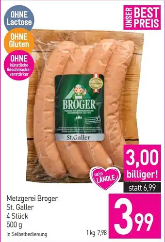 Sutterlüty Metzgerei Broger St. Galler Angebot