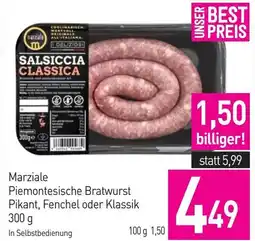 Sutterlüty Marziale Piemontesische Bratwurst Pikant, Fenchel oder Klassik Angebot