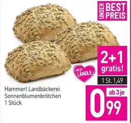 Sutterlüty Hammerl Landbäckerei Sonnenblumenbrötchen Angebot