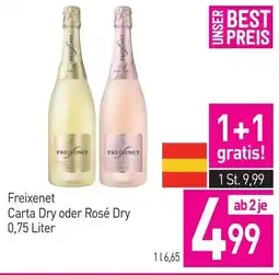 Sutterlüty Freixenet Carta Dry oder Rosé Dry Angebot