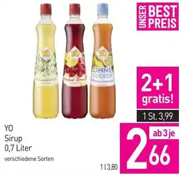 Sutterlüty YO Sirup Angebot