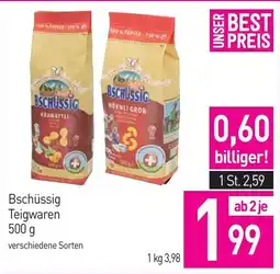 Sutterlüty Bschüssig Teigwaren Angebot
