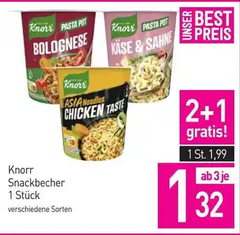 Sutterlüty Knorr Snackbecher Angebot