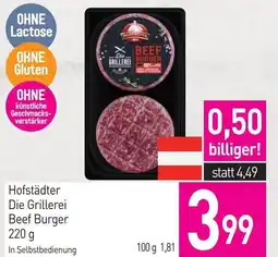 Sutterlüty Hofstädter Die Grillerei Beef BURGER Angebot