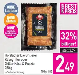 Sutterlüty Hofstädter Die Grillerei Käsegriller oder Griller Käse & Puszta Angebot