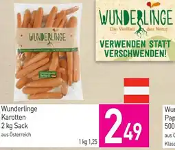 Sutterlüty Wunderlinge Karotten Angebot