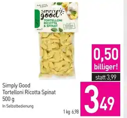 Sutterlüty Simply Good Tortelloni Ricotta Spinat Angebot