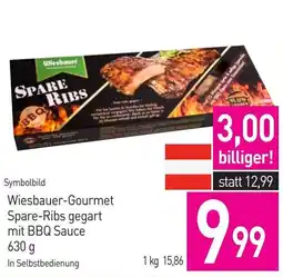 Sutterlüty Wiesbauer Gourmet Spare Ribs gegart mit BBQ Sauce Angebot