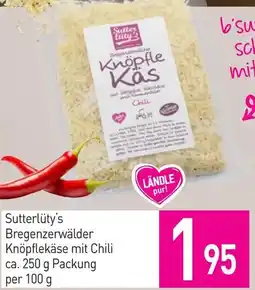 Sutterlüty Sutterlüty's Bregenzerwälder Knöpflekäse mit Chili Angebot