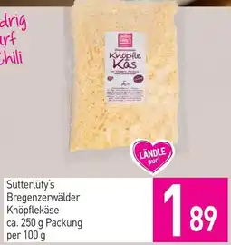 Sutterlüty Sutterlüty's Bregenzerwälder Knöpflekäse Angebot