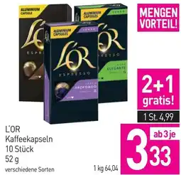 Sutterlüty L'OR Kaffeekapseln Angebot