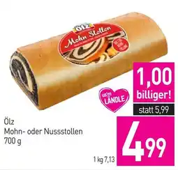 Sutterlüty Ölz Mohn- oder Nussstollen Angebot