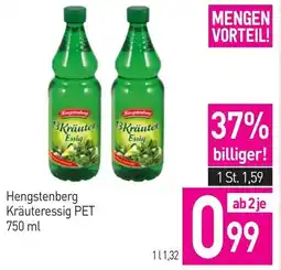 Sutterlüty Hengstenberg Kräuteressig PET Angebot