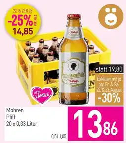 Sutterlüty Mohren Pfiff Angebot