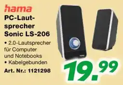 EP hama PC-Lautsprecher Sonic LS-206 Angebot