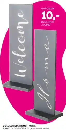 Mömax Dekoschild home Angebot