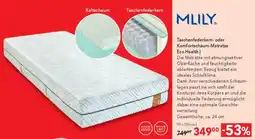 Matratzen Concord Taschenfederkern oder Komfortschaum-Matratze Eco Health Angebot