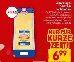 Interspar Schärdinger Toastkäse in Scheiben Angebot