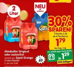 Interspar Almdudler Original oder Zuckerfrei Angebot