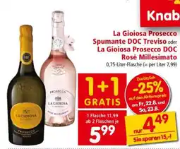 Interspar La Gioiosa Prosecco Spumante DOC Treviso oder La Gioiosa Prosecco DOC Rosé Millesimato Angebot