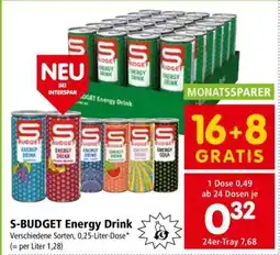 Interspar S-BUDGET Energy Drink Angebot