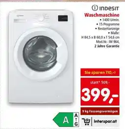 Interspar Waschmaschine Angebot