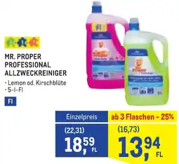 Metro Mr. proper professional allzweckreiniger Angebot