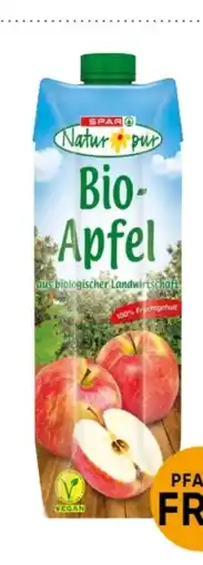Interspar Spar Natur pur Bio-Apfelsaft Angebot