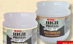 Interspar Spar High Protein Pulver Angebot