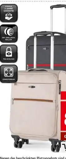 Interspar New York Softschalen-Koffer Exclusive Angebot