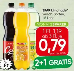 Spar Spar Limonade Angebot