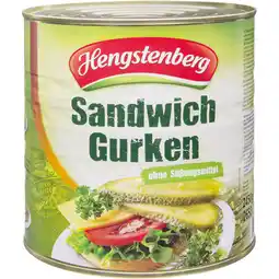 Metro Sandwich-Gurken, Preisangabe ohne MwSt. (Preis inkl. MwSt. 7,14 €), METRO Angebot