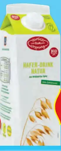 Hofer Zurück zum Ursprung Bio-Haferdrink Angebot