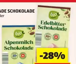 Hofer Bio Bio-Fairtrade Schokolade Angebot