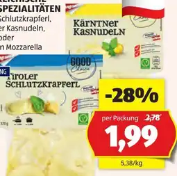 Hofer Good Choice Österreichische Nudelspezialitäten Angebot