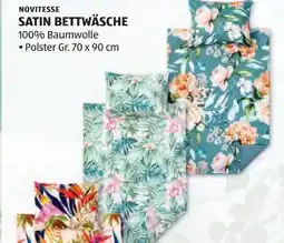Hofer Novitesse Satin-Bettwäsche Angebot