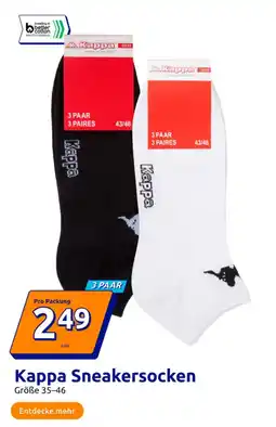 Action Kappa Sneakersocken Angebot