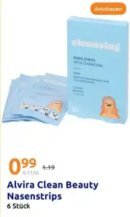 Action Alvira Clean Beauty Nasenstrips Angebot