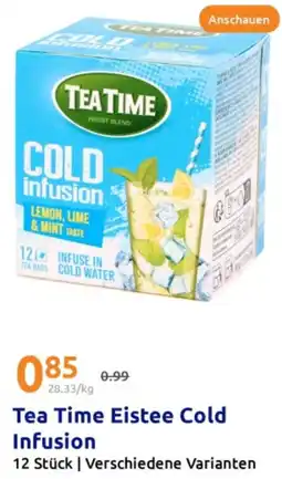 Action Tea Time Eistee Cold Infusion Angebot