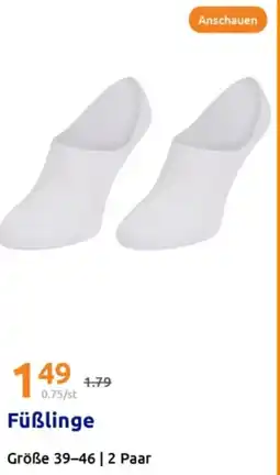 Action Füßlinge Angebot