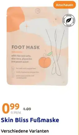 Action Skin Bliss Fuẞmaske Angebot