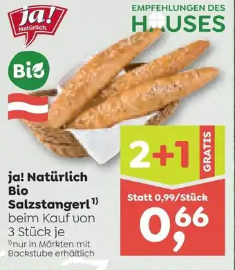 ADEG ja! Natürlich Bio Salzstangerl Angebot