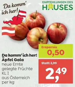 ADEG Da komm'ich her! Äpfel Gala Angebot
