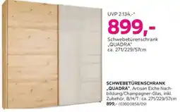 Mömax Schwebetürenschrank Quadra Angebot
