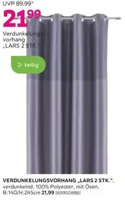 Mömax Verdunkelungs vorhang LARS 2 STK. Angebot