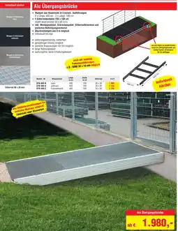Josef Steiner Alu Übergangsbrücke Angebot