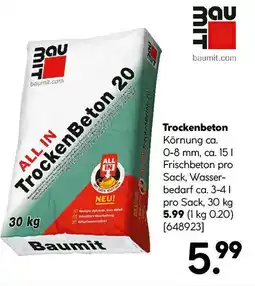 Hellweg Trockenbeton Angebot