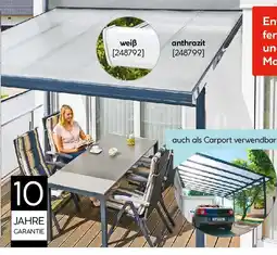 Hellweg gutta Terrassenüberdachung Standard Angebot